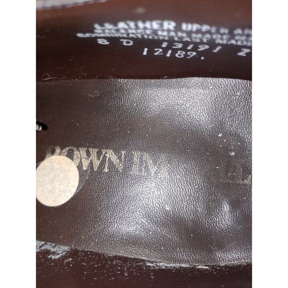 Crown Imperial Brown Leather Oxfords Size 8D - Picture 8 of 10